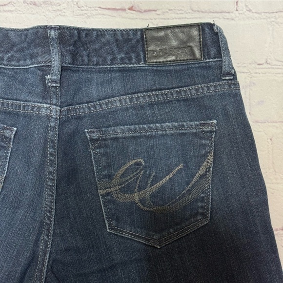 EXPRESS STELLA boot cut Women’s dark wash Blue Jeans Y2K fashion Low rise 0R GuC - Picture 6 of 14